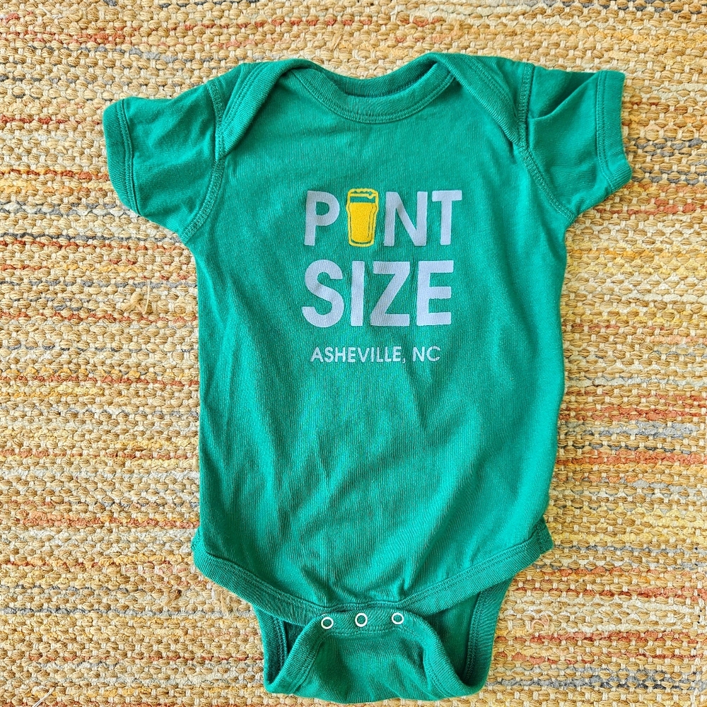 Asheville NC Pint Size 12 Month Onesie